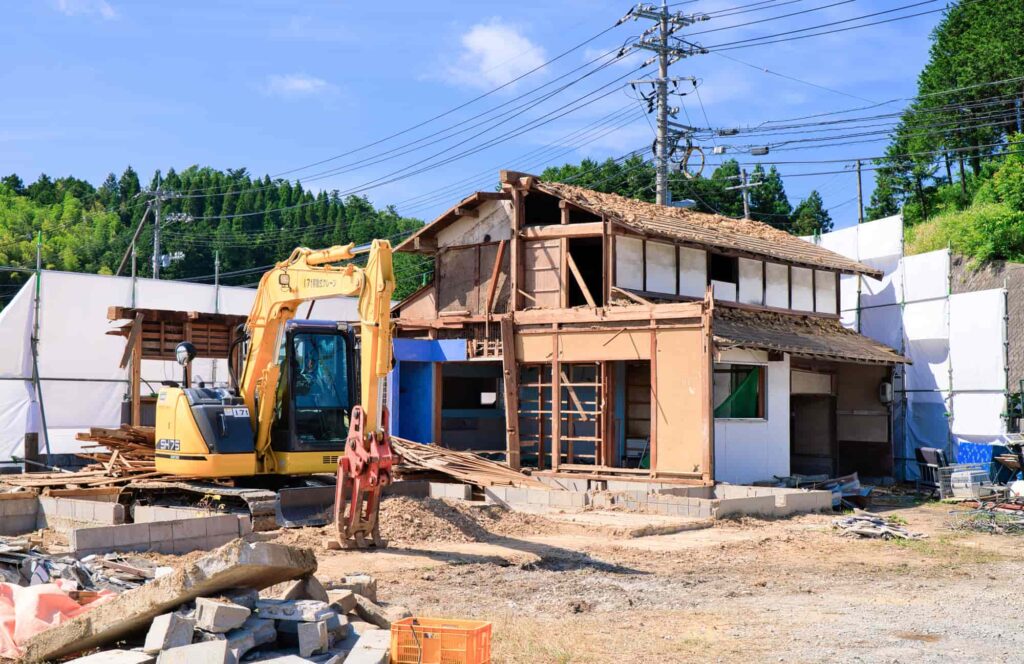 火災現場の解体工事の流れ
