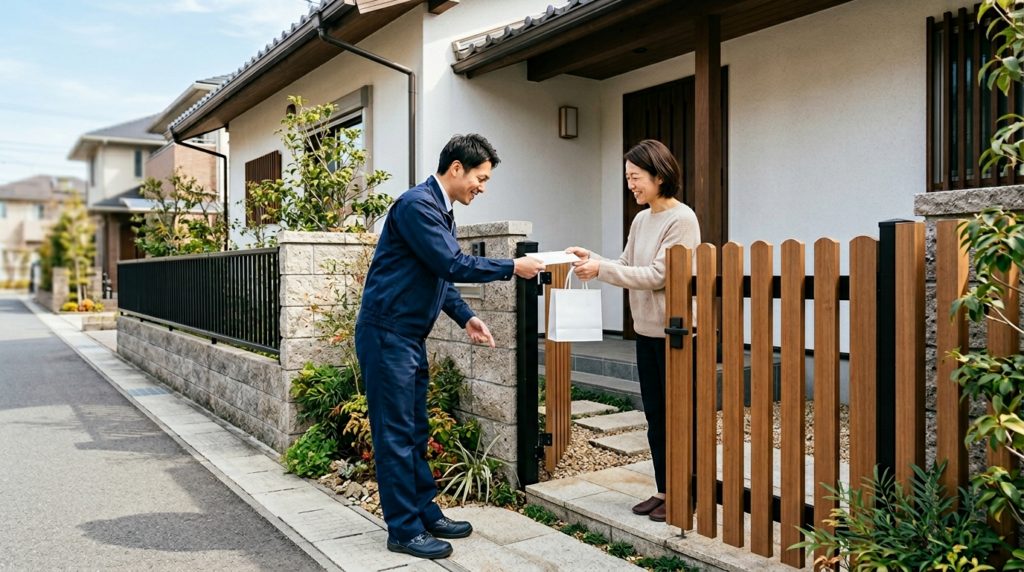 解体工事の挨拶文テンプレートのイメージ